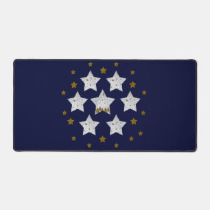 Alfrombrillas De Escritorio Estrellas navidades de azul