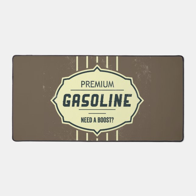 Alfrombrillas De Escritorio Etiqueta retro de gasolina (Anverso)