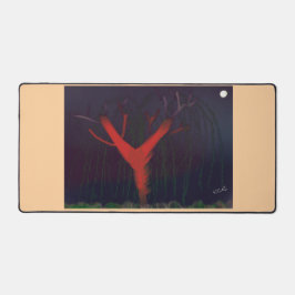 Alfrombrillas De Escritorio Eucalyptus Midnight Desk Mat. Impressionist art.