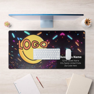 Alfrombrillas De Escritorio Eventos de Vida Nocturna Neon Black Marca Comercia