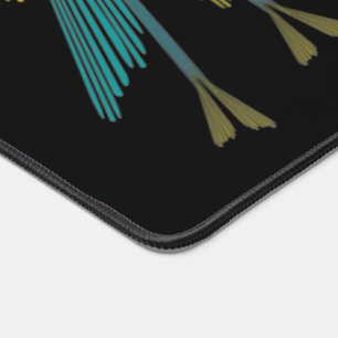 Alfrombrillas De Escritorio Fairy Stars Black Desk Mat