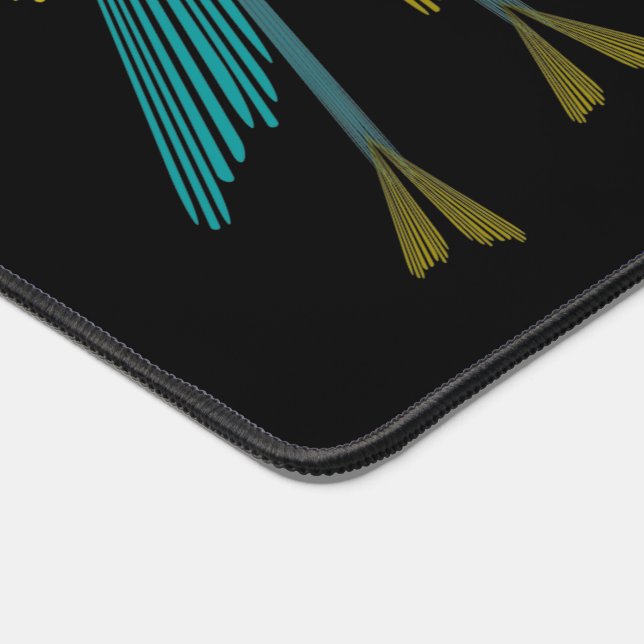 Alfrombrillas De Escritorio Fairy Stars Black Desk Mat (Esquina)