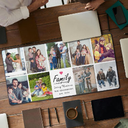 Alfrombrillas De Escritorio Family is Everything Script Custom Photo Collage 