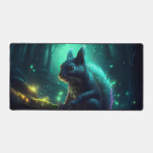 Fantasía Squirrel Desk Mat