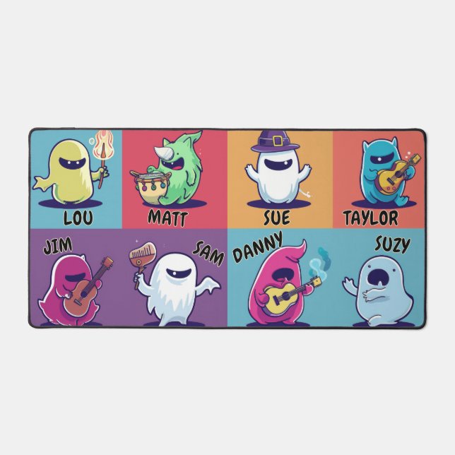 Alfrombrillas De Escritorio Fantasmas amistosos de Halloween (Anverso)