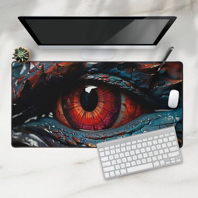 Alfrombrillas De Escritorio Fantasy Dragon Eye Gamer (Desk mat for gamer. Fantasy dragon eye.)