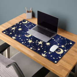 Alfrombrillas De Escritorio Fase Lunar Celestial Astrología – Terciopelo Azul 