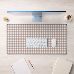 Alfrombrillas De Escritorio Faye y Lauren Brown Gingham