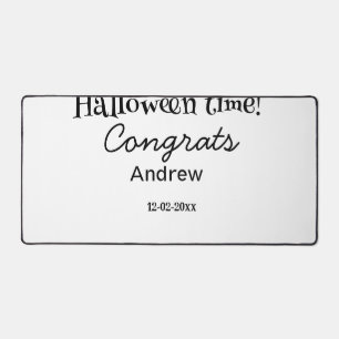 Alfrombrillas De Escritorio Felicidades en Halloween agregar nombre fecha año