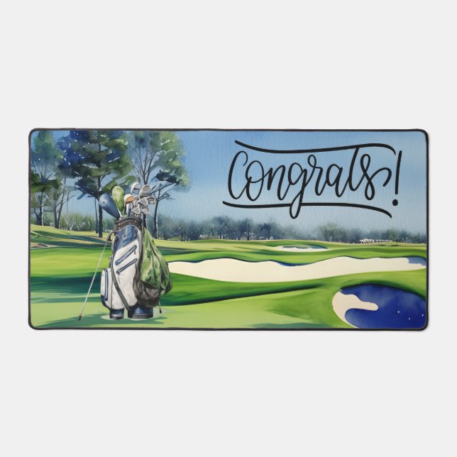 Alfrombrillas De Escritorio ¡Felicitaciones del GOLF por Par! Graduación de go (Anverso)