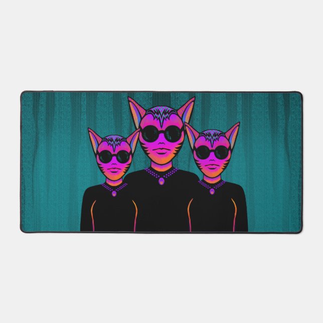 Alfrombrillas De Escritorio Feline Character (Anverso)