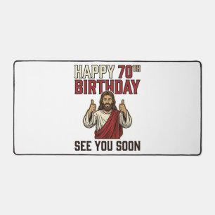 Alfrombrillas De Escritorio Feliz Cumpleaños 70 Nos vemos pronto Camiseta Vint