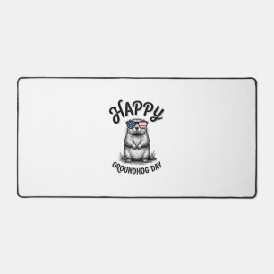 Alfrombrillas De Escritorio Feliz Día de la Marmota Diseño de Camiseta de Grab