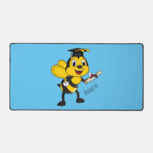 Alfrombrillas De Escritorio Feliz graduación de abejas personalizados