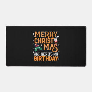 Alfrombrillas De Escritorio Feliz Navidad y sí es mi cumpleaños