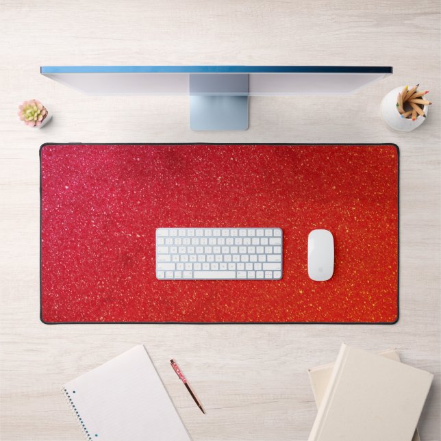 Alfrombrillas De Escritorio Fiery Red Desk Mat - Gaming & Office Essential (Oficina 1)