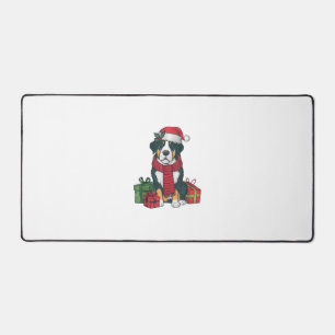 Alfrombrillas De Escritorio Fiesta navideño decoración de perros de montaña su