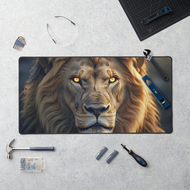 Alfrombrillas De Escritorio Fire Eyes of the Jungle King (Puesto de trabajo)