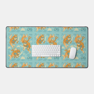 Alfrombrillas De Escritorio Fish Samurai Gamer 