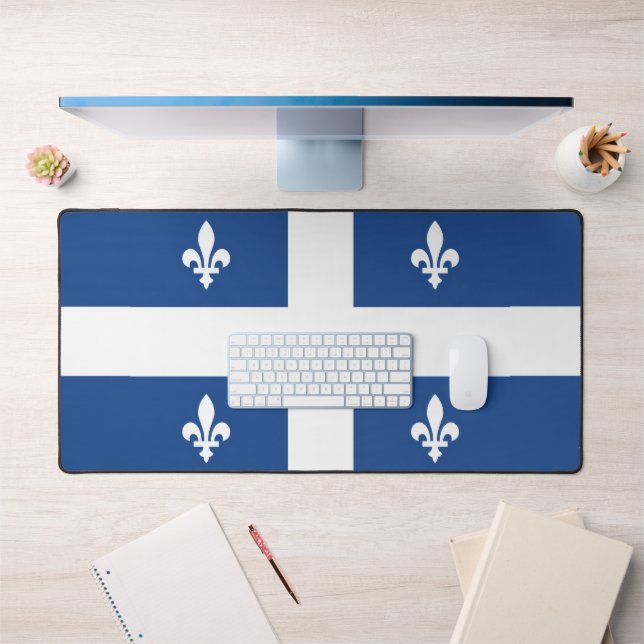 Alfrombrillas De Escritorio Flag of Québec, Canada (Oficina 1)