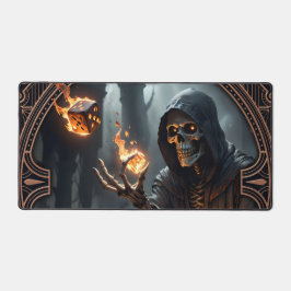 Alfrombrillas De Escritorio Flamas góticas, el guardián de los dados ardientes