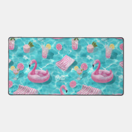 ALFROMBRILLAS DE ESCRITORIO FLAMENCOS ROSAS, MANTAS DE PLAYA Y BEBIDAS