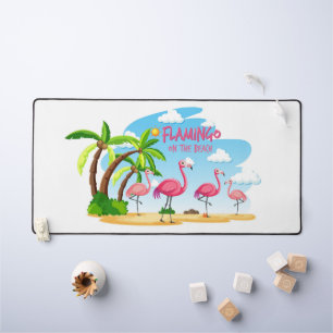 Alfrombrillas De Escritorio Flamingo en la playa
