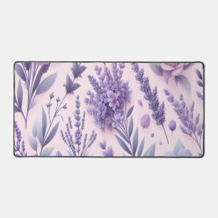 Alfrombrillas De Escritorio Flor de Lavanda Estética Púrpura Pastel