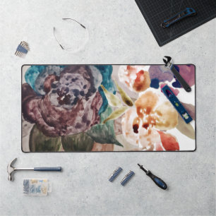 Alfrombrillas De Escritorio Flor Princesa Rubor Pink Pastel acuarela