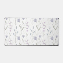 Alfrombrillas De Escritorio Flor silvestre acuarela púrpura azul