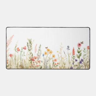 Alfrombrillas De Escritorio Flor silvestre Cottagecore Deskmat Floral vintage