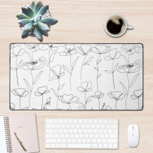 Flor silvestre de amapola flor Minimalista blanca