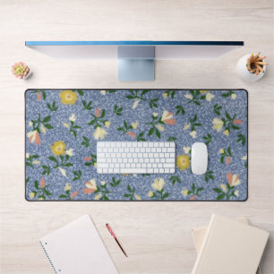 Alfrombrillas De Escritorio Floral azul del país