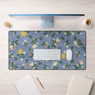 Alfrombrillas De Escritorio Floral azul del país