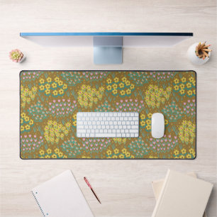 Alfrombrillas De Escritorio Floral Bed Mustard