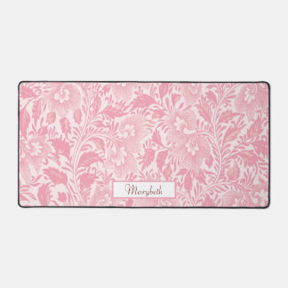 Alfrombrillas De Escritorio Floral de boho rosa de Bonito personalizada