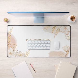 Alfrombrillas De Escritorio Floral Delicada personalizada