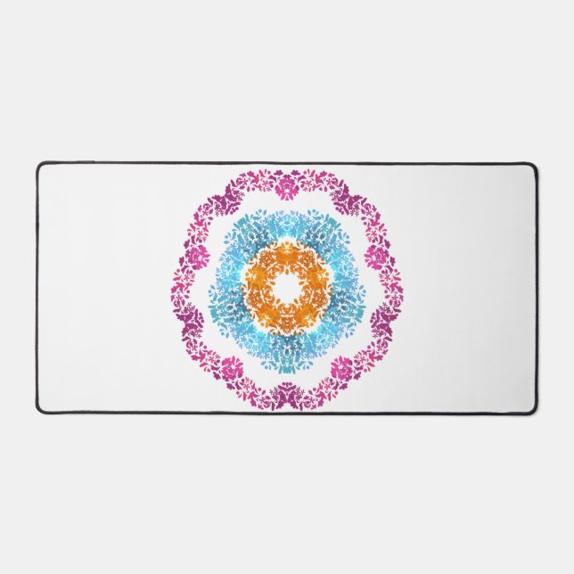 Alfrombrillas De Escritorio Floral Desk Mat (Anverso)