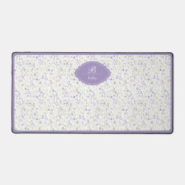 Alfrombrillas De Escritorio Floral Morado Personalizado