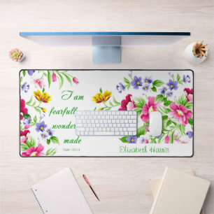 Alfrombrillas De Escritorio Floral personalizada maravillosamente hecha