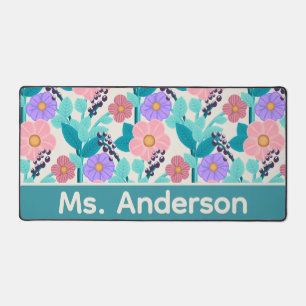 Alfrombrillas De Escritorio Floral Personalizado