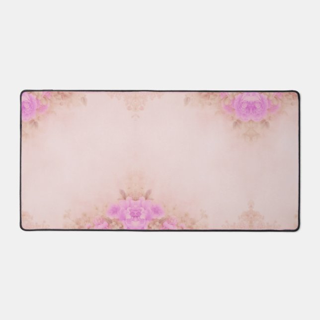 Alfrombrillas De Escritorio Floral rosa (Anverso)