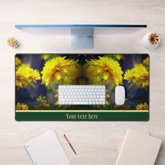 Alfrombrillas De Escritorio Flores Amarillas En Sol Personalizado