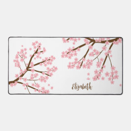 Alfrombrillas De Escritorio Flores de cerezo Sakura Nombre personalizado Monog