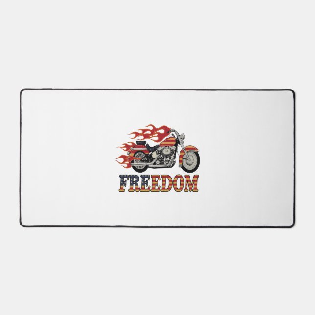Alfrombrillas De Escritorio Flores de motocicleta de libertad (Anverso)