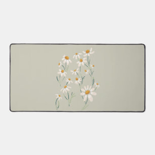 Alfrombrillas De Escritorio Flores Delicadas De Chamomile, Estética Y Salvaje