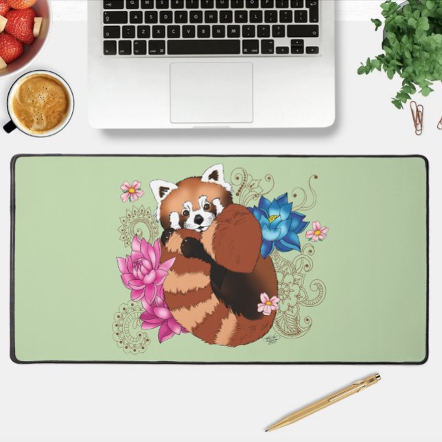 Alfrombrillas De Escritorio Flores Red Panda Lotus Henna (Subido por el creador)