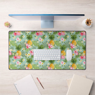 Alfrombrillas De Escritorio Flores y piñas tropicales