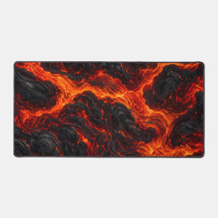 Alfrombrillas De Escritorio Flujo de Lava Fundida Textura de Fuego Volcánico