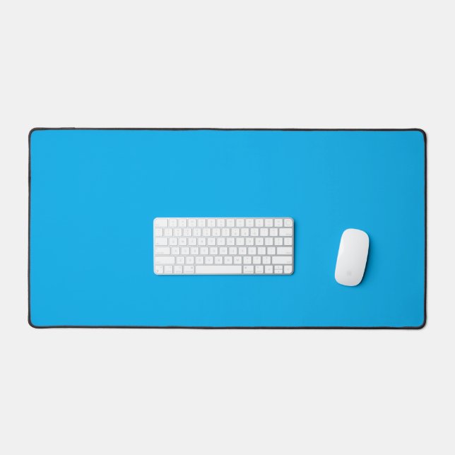 Alfrombrillas De Escritorio Fondo azul cian sólido (Teclado y ratón)